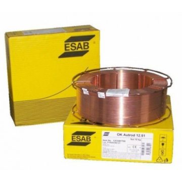 Esab OK Autrod 12.51 (G3Si1) hegesztő huzal 1,0mm 1kg 1251107610 hegesztés hegesztéstechnika