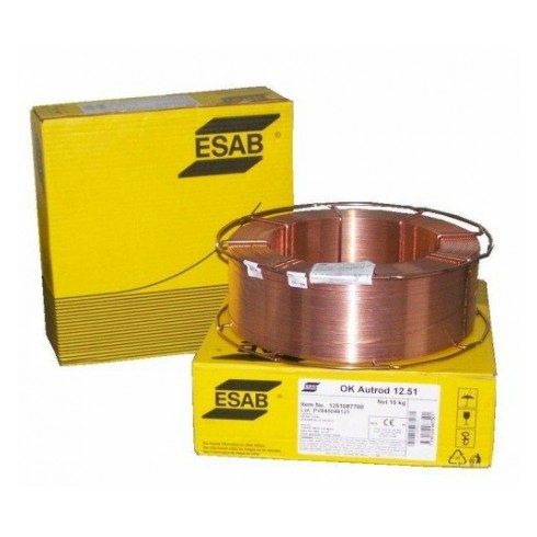 Esab OK Autrod 12.51 (G3Si1) hegesztő huzal 1,6mm 1kg 1251167610