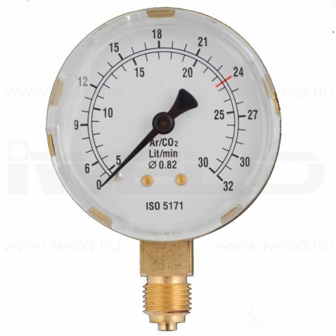 Iweld hegesztéstechnika Manométer Ar/CO2 30 l/min 63mm 388411360483