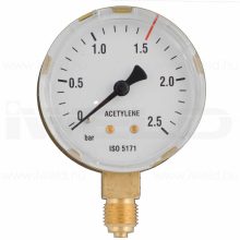 Iweld hegesztéstechnika Manométer acetilén 2.5/1.5 bar 63mm 388411360500