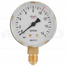 Iweld hegesztéstechnika Manométer oxigén 16/10 bar 63mm 388411360872