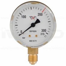 Iweld hegesztéstechnika Manométer oxigén 315/200 bar 63mm 388411361572
