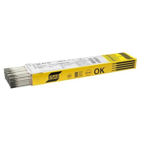 Esab OK 43.32 1,6x300mm ötvözetlen rutilos hegesztő elektróda  4332162010 hegesztéstechnika pálca
