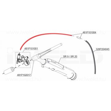 TBi hegesztéstechnika Panetary hidegtolóhoz huzal adagoló 481P001001