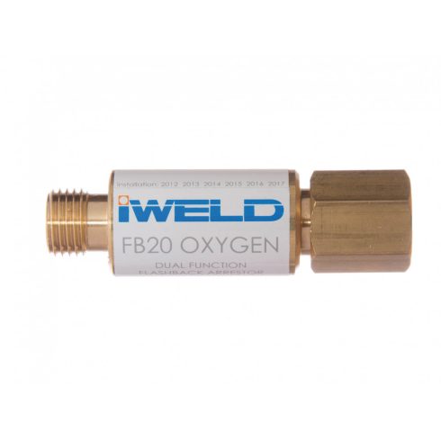 Iweld hegesztéstechnika FB20 visszaégésgátló patron markolatra G1/4" /oxigén/ 51128FB2SO
