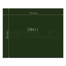 Iweld hegesztéstechnika Védőüveg DIN11 90x110mm 548980056013