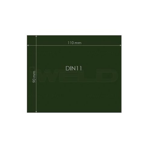 Iweld hegesztéstechnika Védőüveg DIN11 90x110mm 548980056013