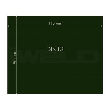 Iweld hegesztéstechnika Védőüveg DIN13 90x110mm 548980057014