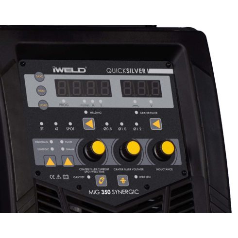 IWELD hegesztőgép MIG 350 SYNERGIC hegesztő inverter különtolós kivitel 800MIG350IGBT