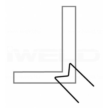   IWELD műanyag tűzőgép kapocs, külső sarok 0,8mm (100db/csomag) 800STPFEA08