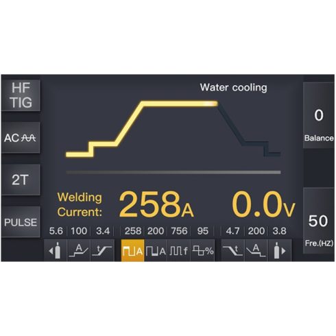 IWELD TIG 3200 AC/DC MULTIWAVE RC Hegesztő inverter 800TIG3200ACDCMW