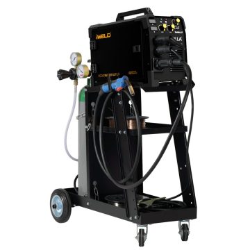   IWELD GORILLA POCKETMIG 205 SILVERBACK hegesztőgép kocsival