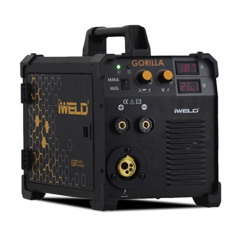  IWELD GORILLA POCKETMIG 195 ALUFLUX hegesztő inverter