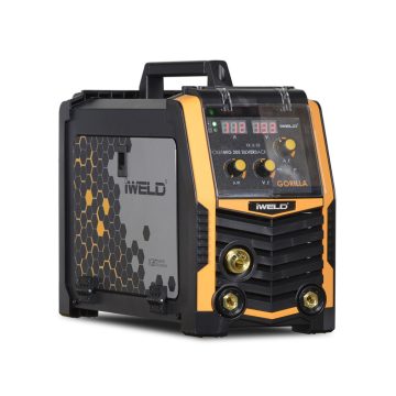   IWELD GORILLA POCKETMIG 205 ALUFLUX SILVERBACK hegesztő inverter + AJÁNDÉK