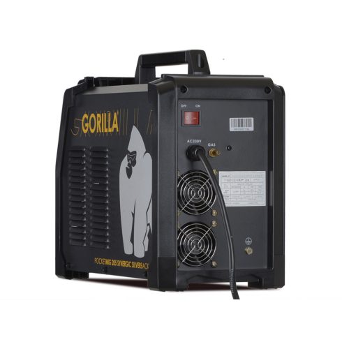 IWELD GORILLA POCKETMIG 205 SYNERGIC SILVER BACK hegesztő inverter