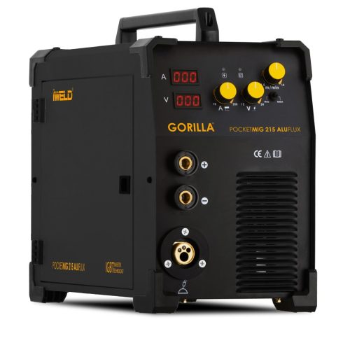 IWELD GORILLA POCKETMIG 215 ALUFLUX Hegesztő inverter hegesztőgép hegesztés 80POCMIG215