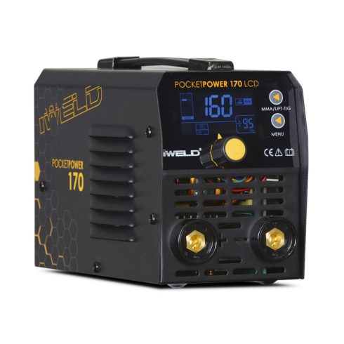 IWELD GORILLA POCKETPOWER 170 LCD (160A) VRD Hegesztő inverter, koffer nélkül!