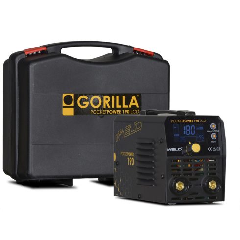IWELD GORILLA POCKETPOWER 190 (180A) LCD Hegesztő inverter