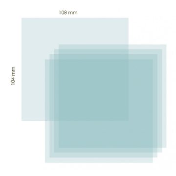 IWELD FALCON 5.5 belső védőplexi 108x104mm 8FALCNINCOLENS