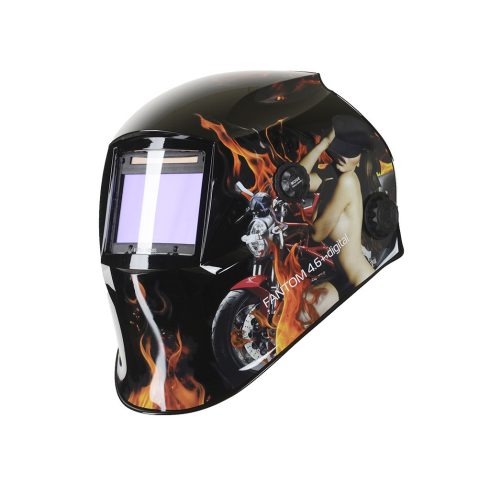 IWELD FANTOM 4.6+ Digital Automata hegesztő fejpajzs (motor-lady) 8FNTM4BIKGRL