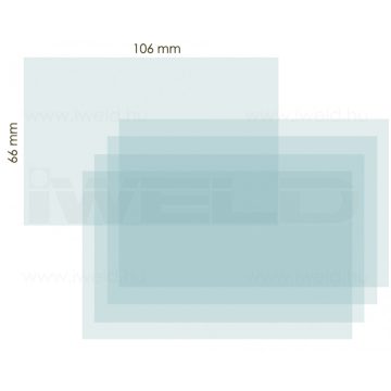 IWELD PANTHER 4.6 belső védőplexi 106x66mm 8PNTHR46INNCL
