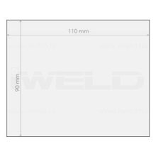 Iweld hegesztéstechnika Védőüveg 90x110mm C10000021