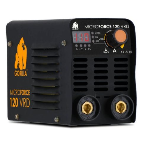 IWELD GORILLA MICROFORCE 120 VRD hegesztő inverter csomag hegesztőgép csomagok mma hegesztés