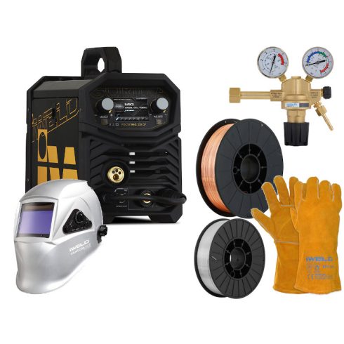 IWELD GORILLA POCKETMIG 225 DOUBLE PULSE hegesztőgép csomag